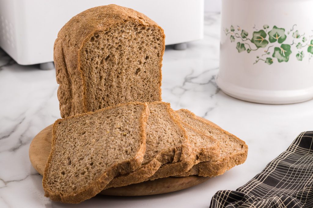 whole wheat bread machine bread