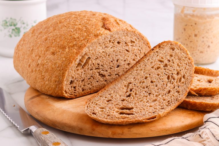 Whole-Wheat Sourdough Bread